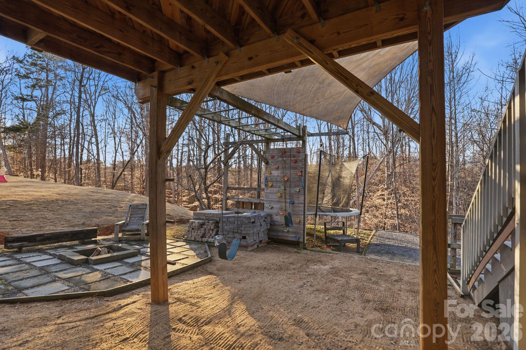 7532 West Berkeley Road, Unit 25 Denver, NC 28037 - Photo 35 of 36 a view of backyard with large trees