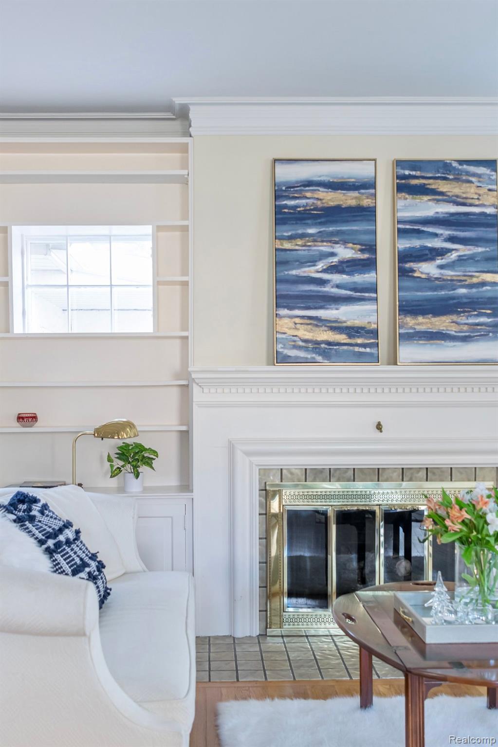 Living Room Fireplace 
