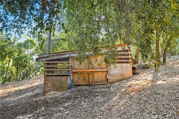 a view of backyard with green space
