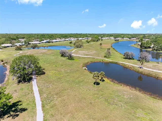 a view of an ocean and city