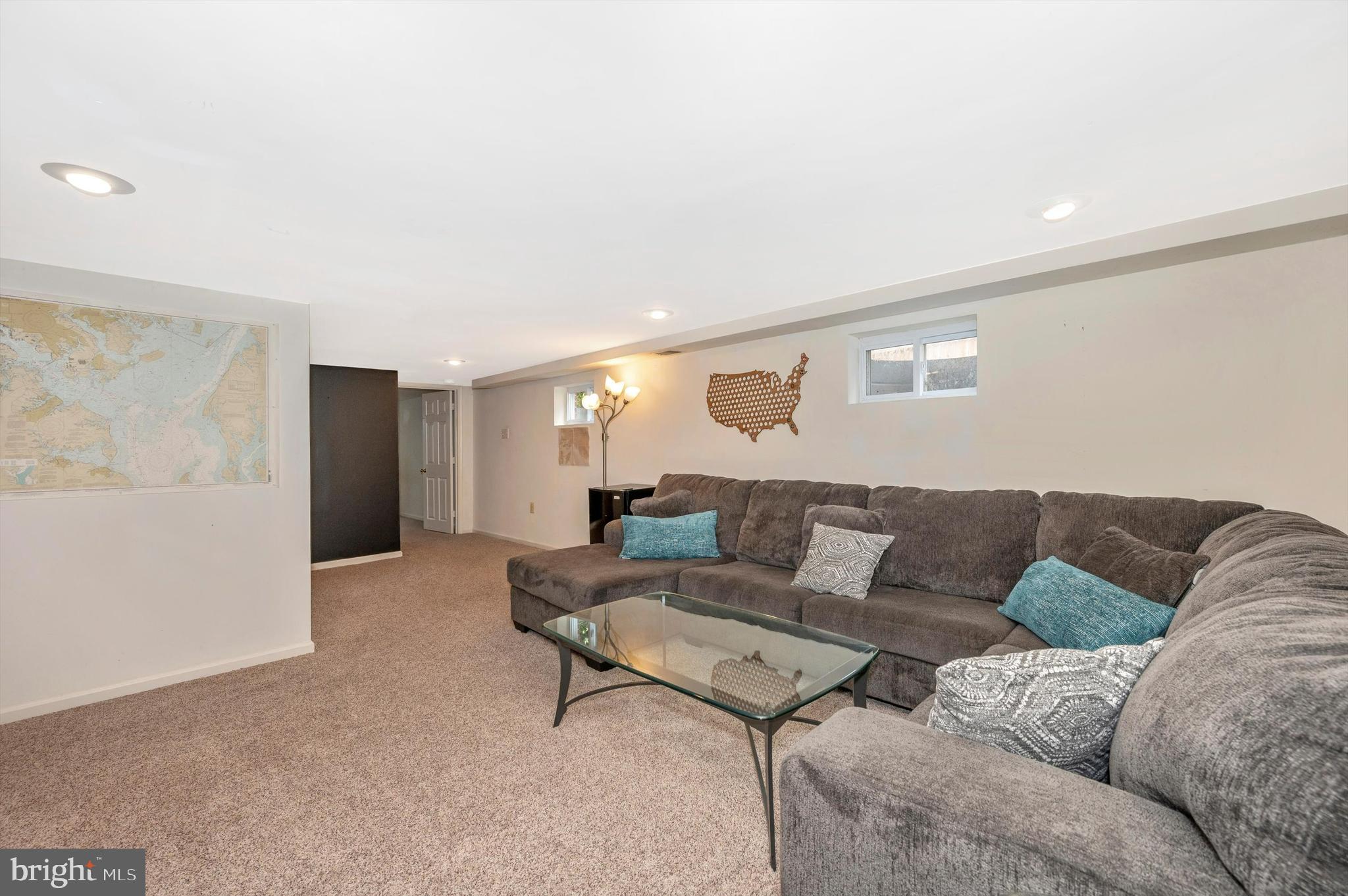 9521 Riggs Road Adelphi, MD 20783 - Photo 27 of 51 Lower Level Family/Rec Room