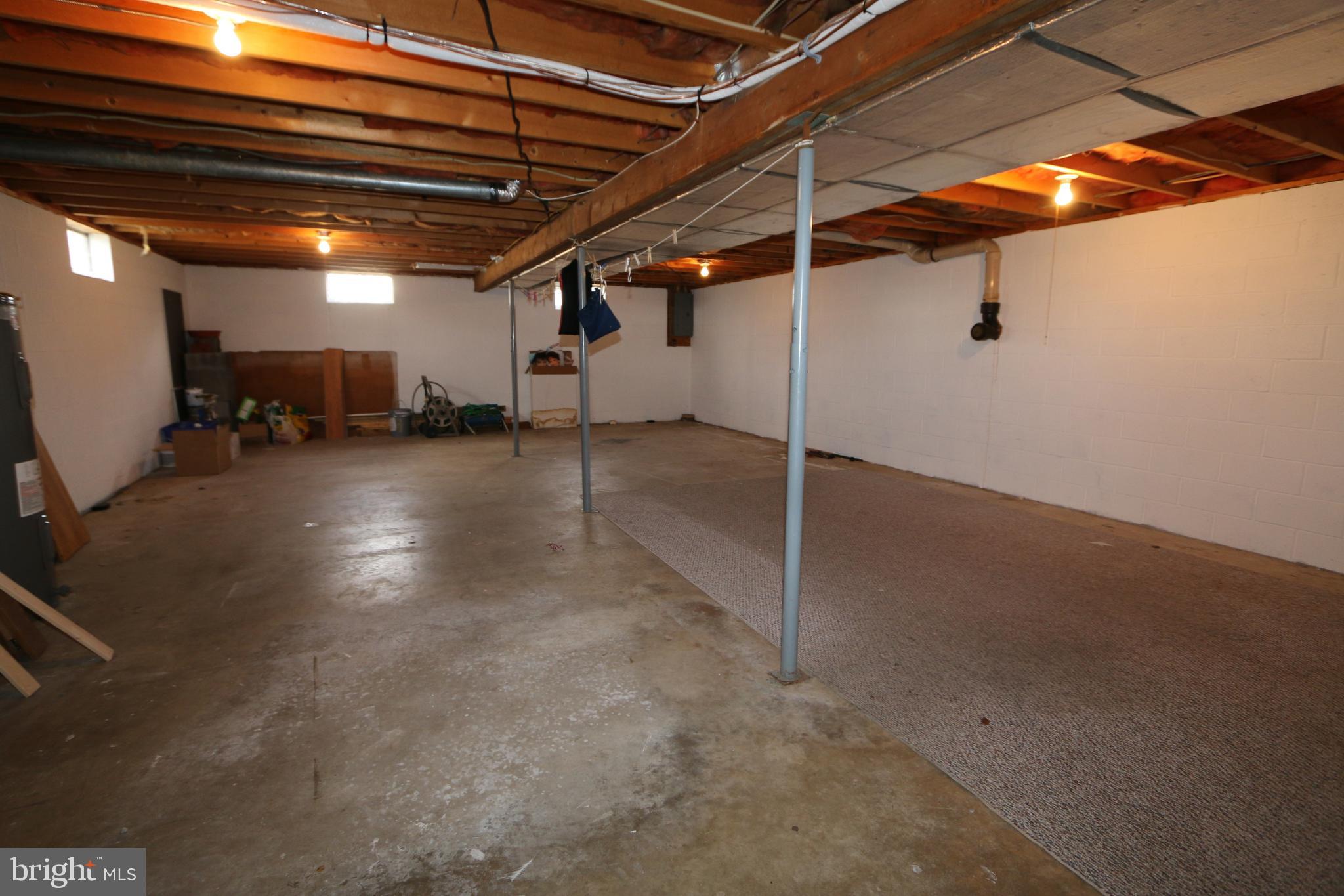 95 Wakefield Road Hagerstown, MD 21740 - Photo 13 of 15 Full Unfinished Walk-Out Basement