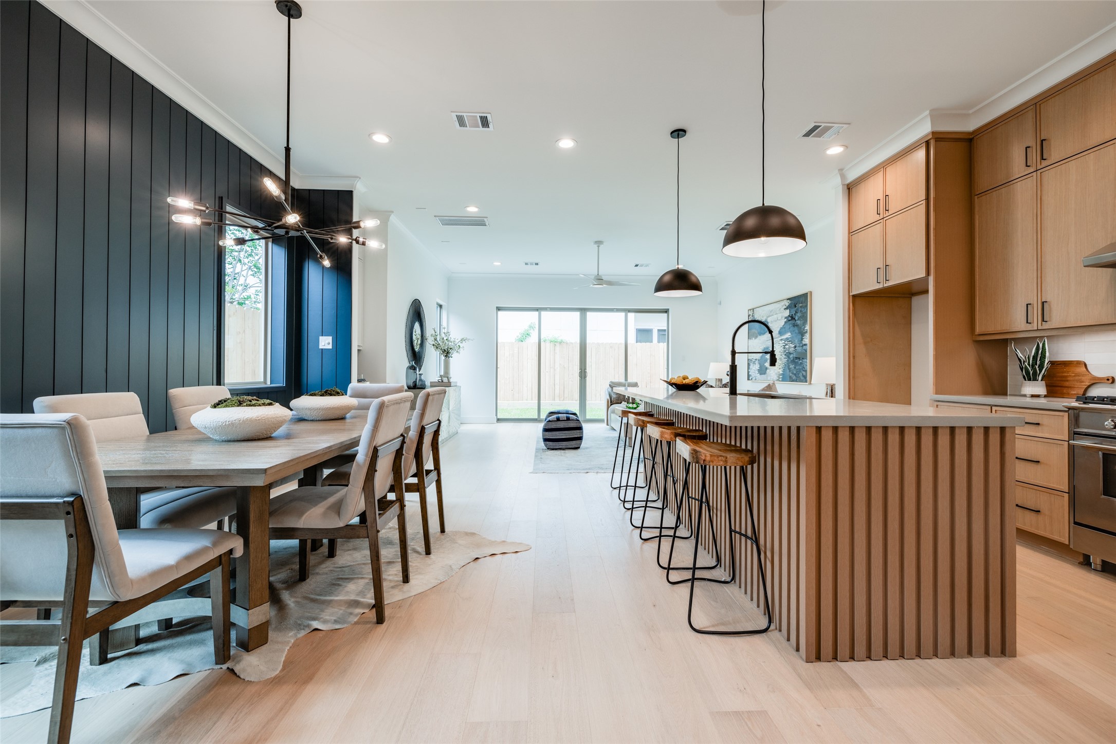2327 Richton Street Houston, TX 77098 - Photo 18 of 47 a very nice looking dining room with a large window and stainless steel appliances