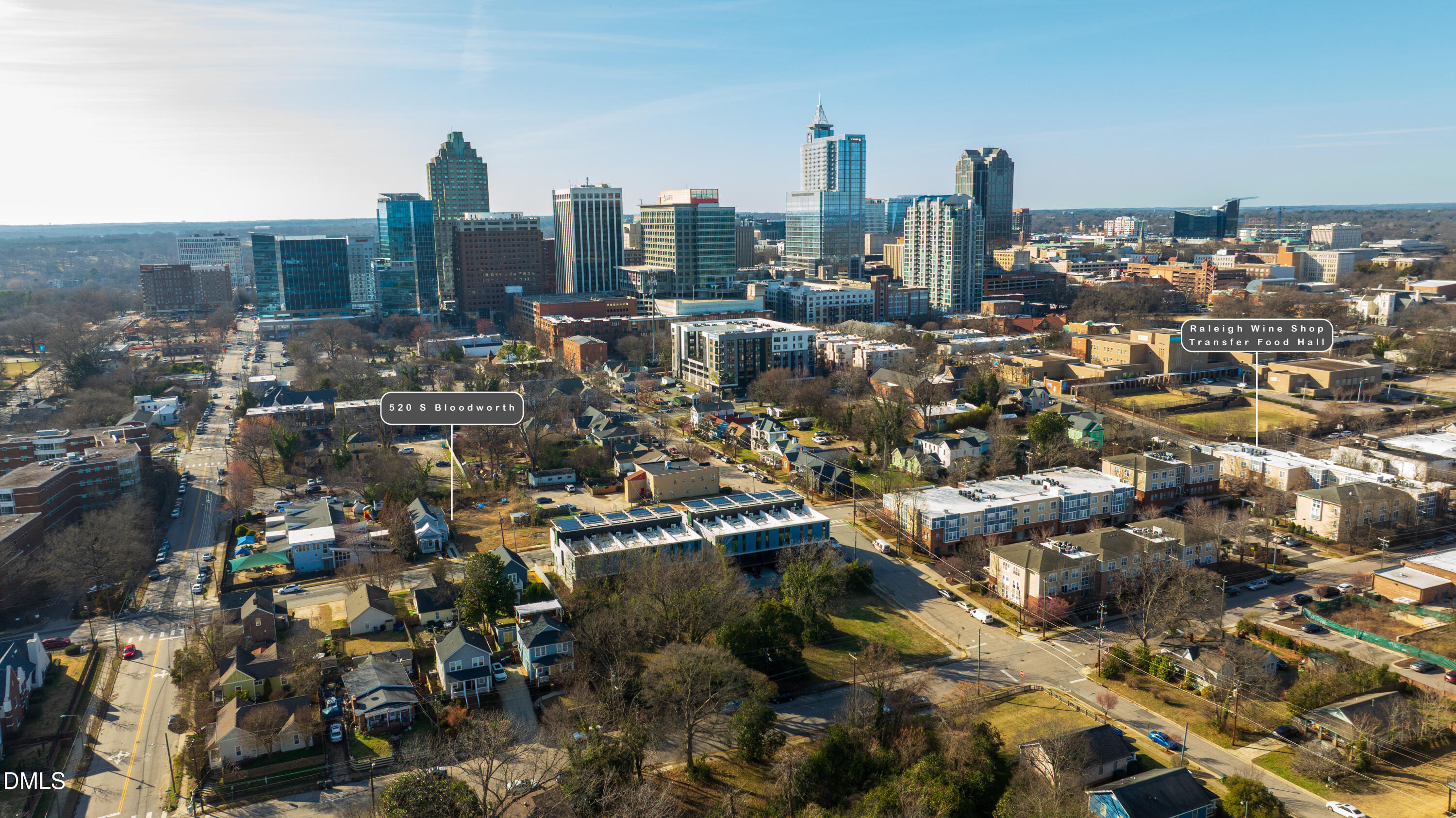 520 South Bloodworth Street Raleigh, NC 27601 - Photo 6 of 37 a view of a city with tall buildings