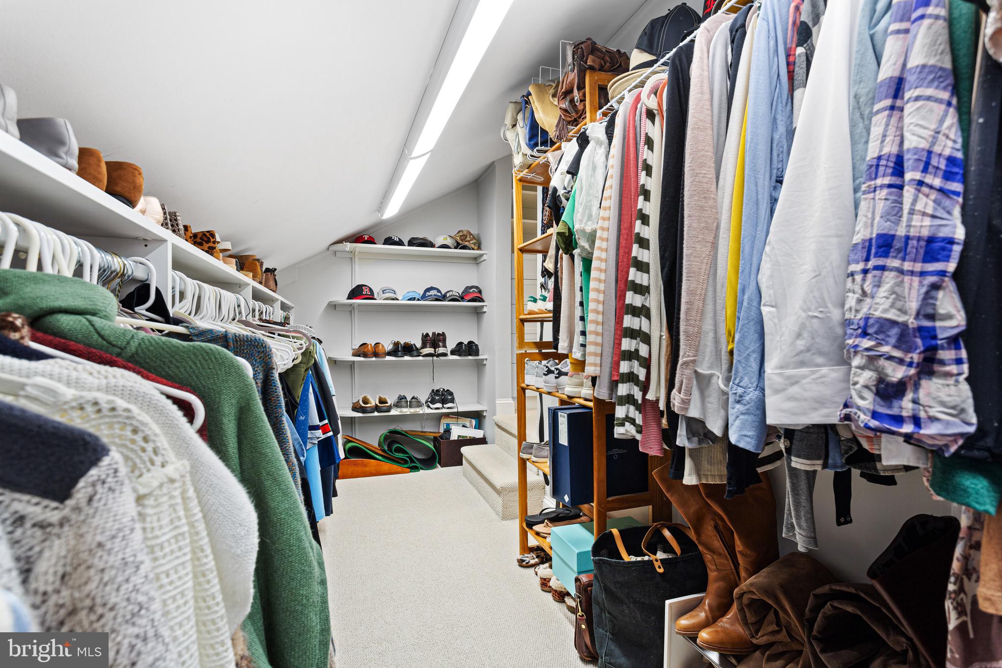 370 Station Avenue Haddonfield, NJ 08033 - Photo 28 of 48 a view of walk in closet with clothes and shoes