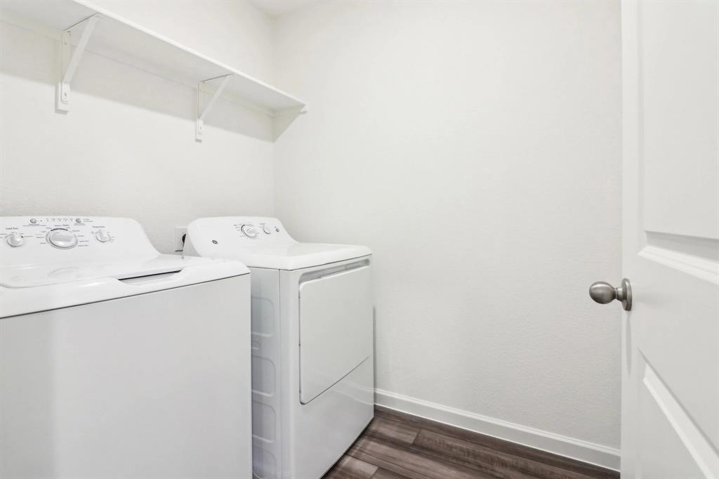 14126 Donahue Street Pilot Point, TX 76258 - Photo 16 of 21 a utility room with dryer and washer