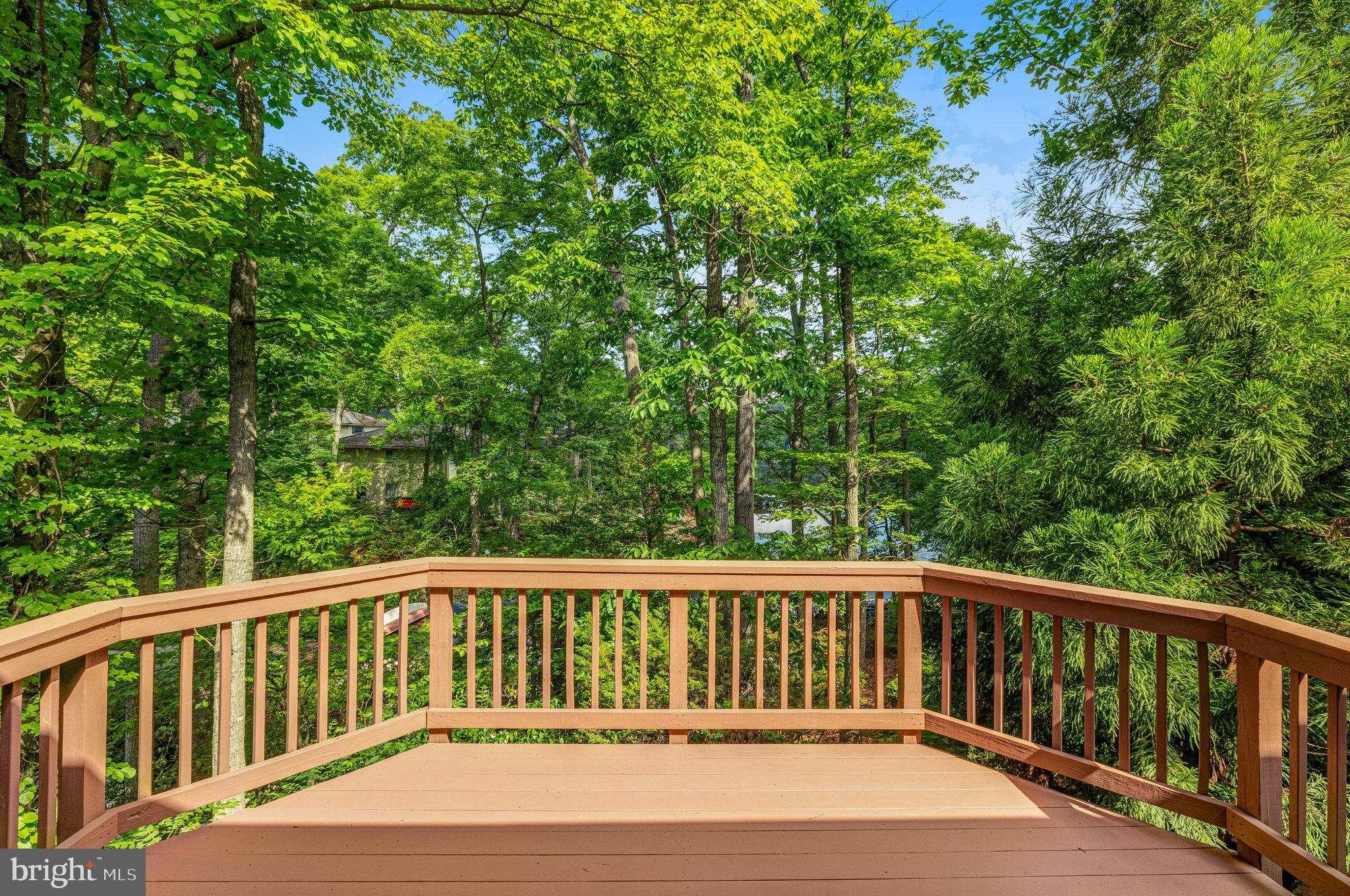 11234 South Shore Road Reston, VA 20190 - Photo 30 of 37 Deck overlooking lush gardens and Lake Anne