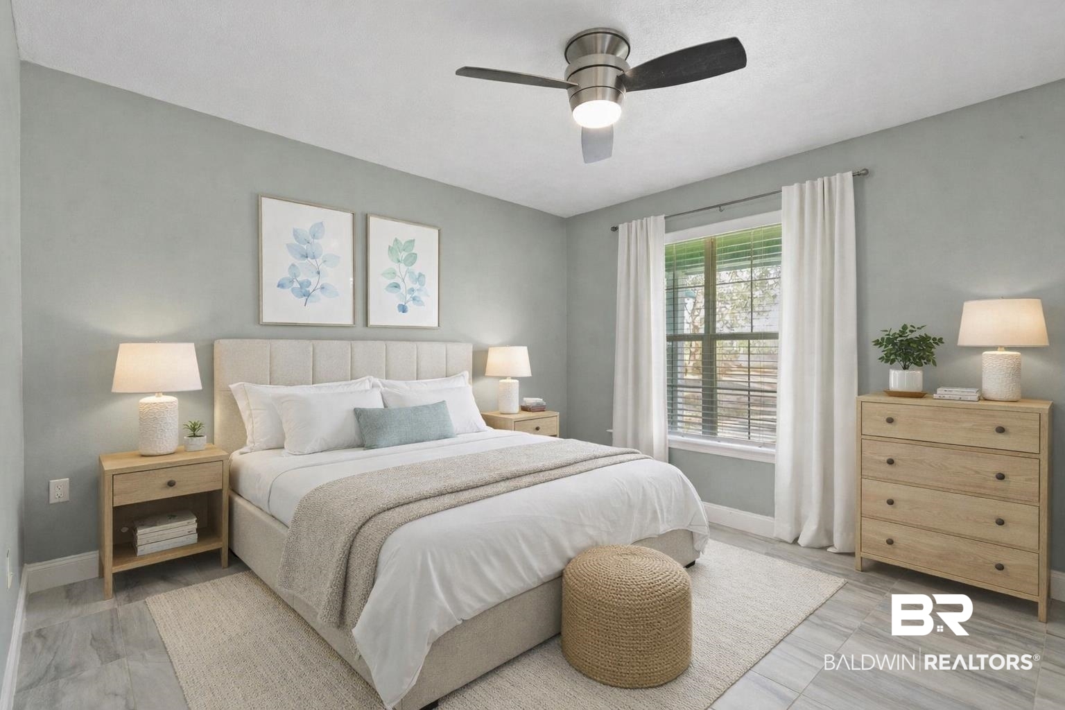 17366 Old Brady Road Bay Minette, AL 36507 - Photo 24 of 43 Bedroom featuring a ceiling fan and baseboards
