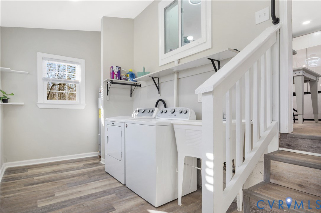 113 Red Dirt Road Williamsburg, VA 23188 - Photo 36 of 41 a view of entryway and hall with wooden floor