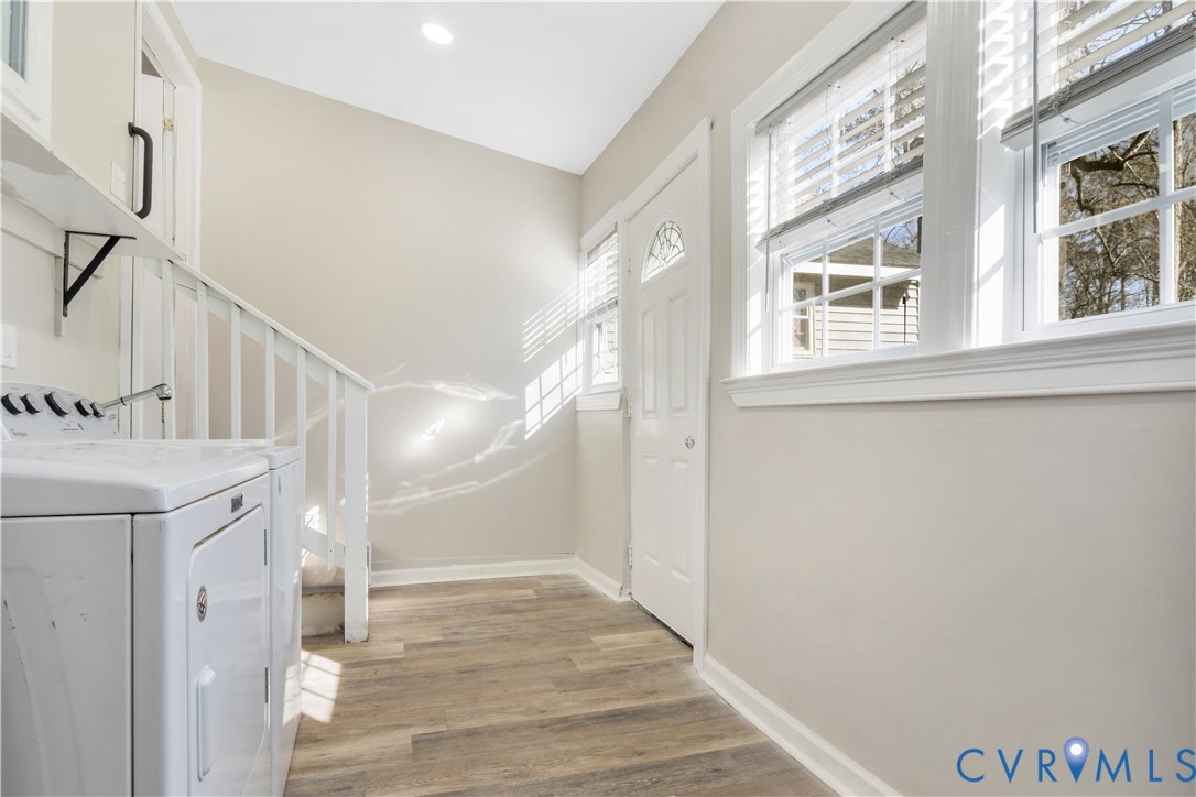 113 Red Dirt Road Williamsburg, VA 23188 - Photo 37 of 41 a view of entryway and hall with wooden floor