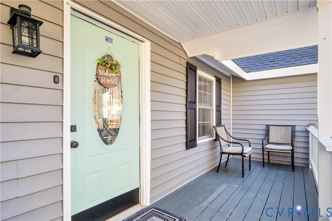 113 Red Dirt Road Williamsburg, VA 23188 - Photo 7 of 41 a view of a two chairs in the balcony