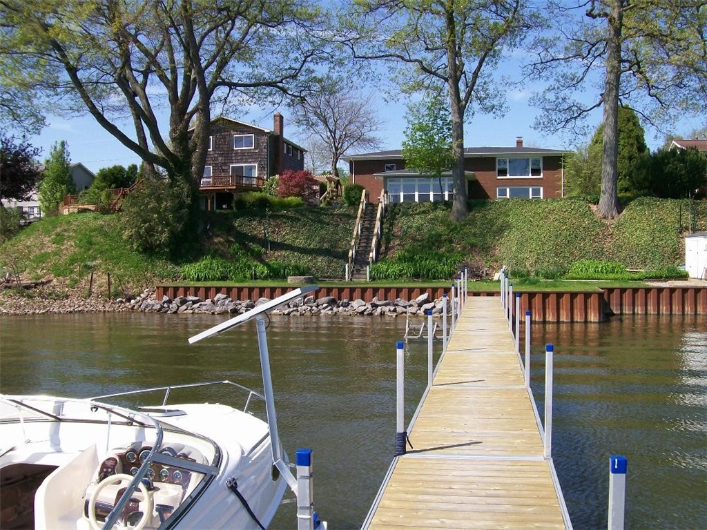 6416 Ann Lee Drive Huron, NY 14516 - Photo 23 of 24 Steel Breakwall, seasonal dock, & hoist