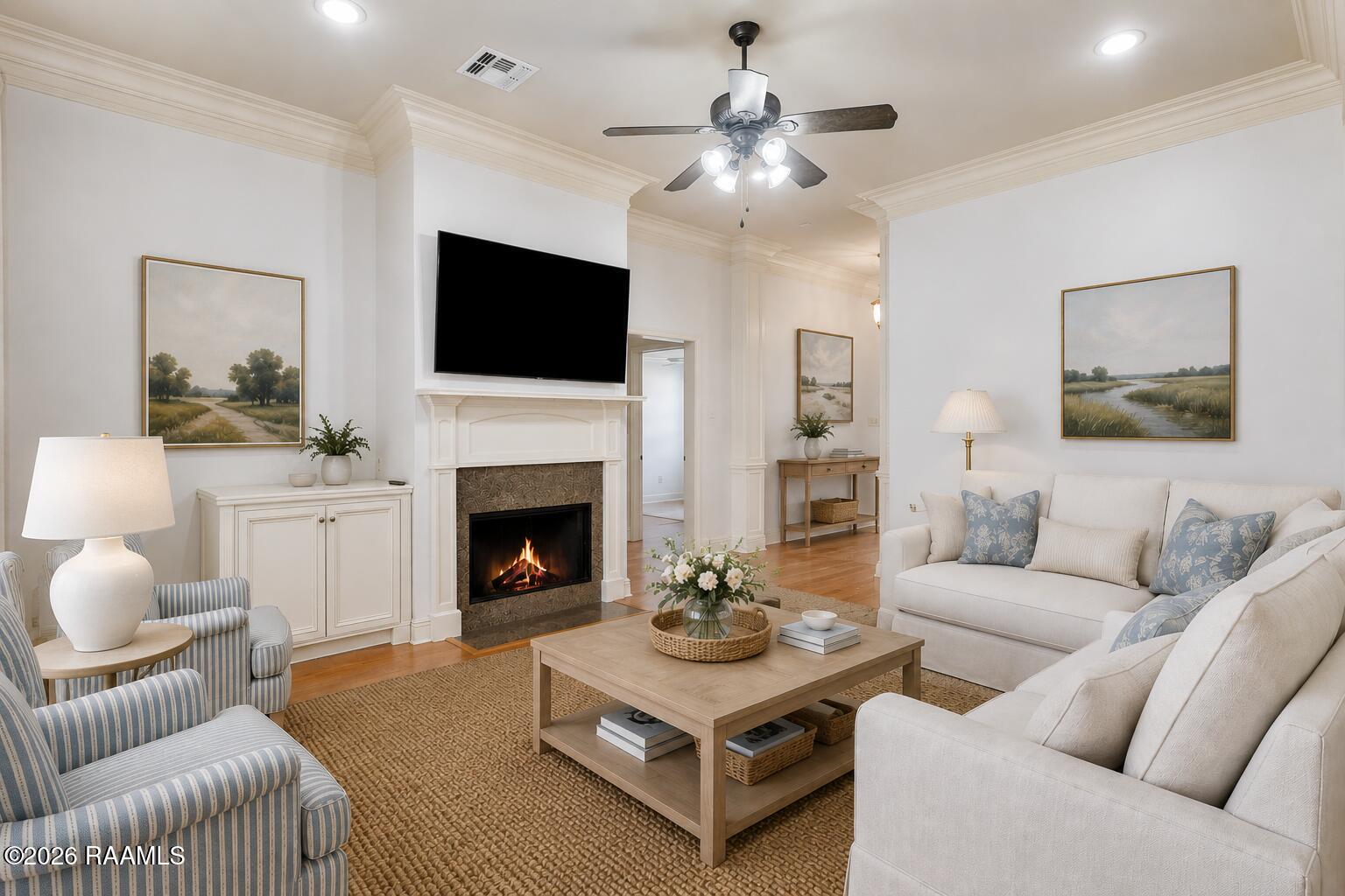108 Camino Real Road Lafayette, LA 70503 - Photo 9 of 36 Staged Living Room
