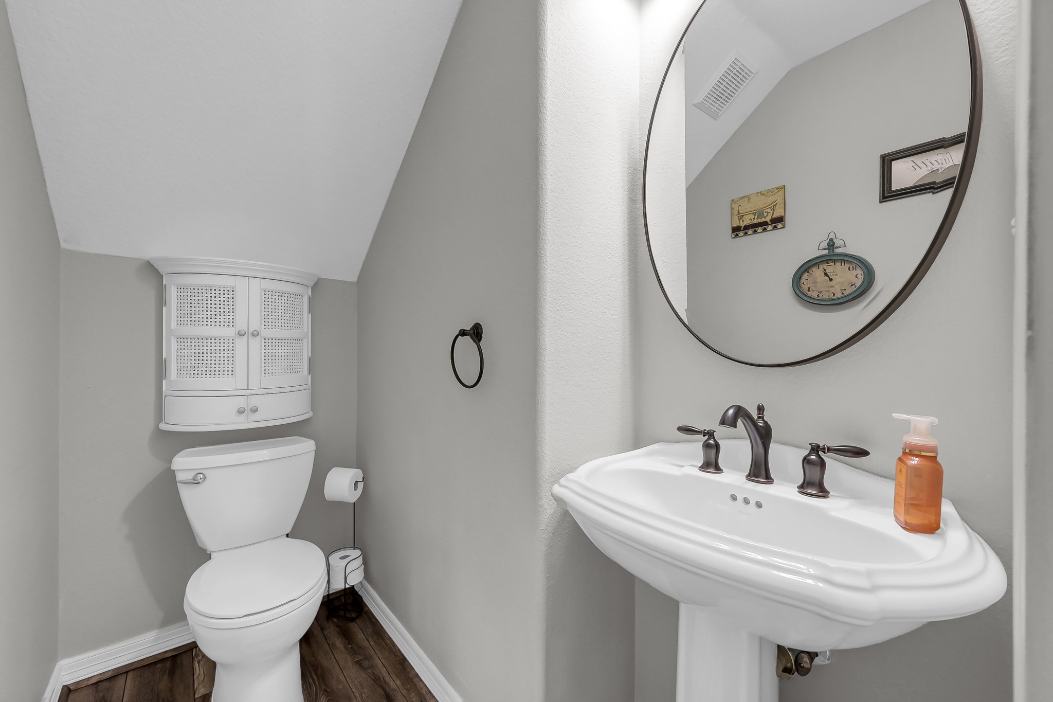12394 Pebble View Drive Conroe, TX 77304 - Photo 30 of 49 a bathroom with a sink and a mirror