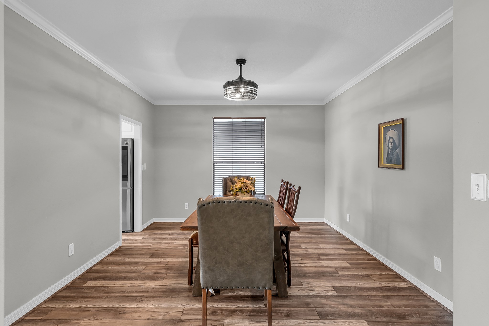 12394 Pebble View Drive Conroe, TX 77304 - Photo 8 of 49 Elegant and cozy dining room, perfect for memorable family gatherings.