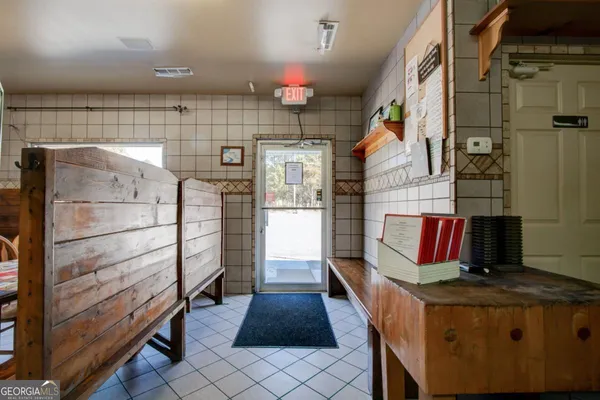 a view of storage and utility room