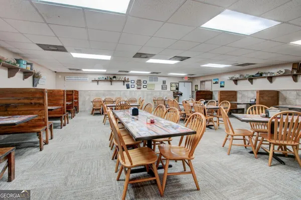 a outdoor space with lots of furniture and lots of furniture