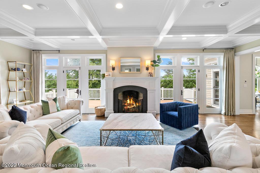3 Sugar Maple Lane Rumson, NJ 07760 - Photo 6 of 53 a living room with furniture fireplace and a large window
