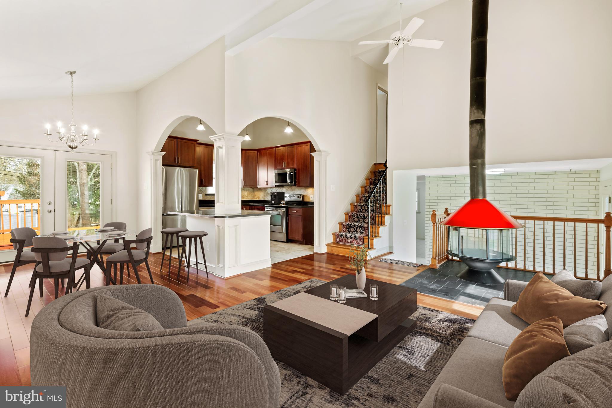 947 Beaverbank Circle Towson, MD 21286 - Photo 3 of 63 a living room with furniture a rug and white walls