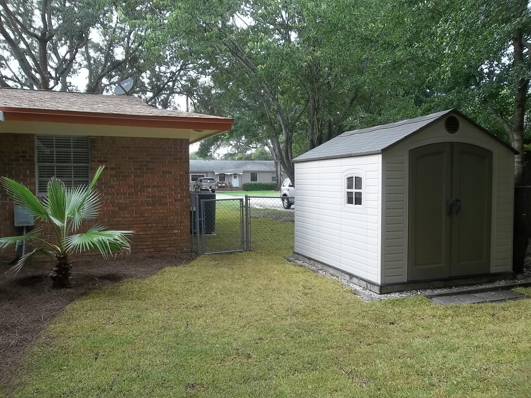 112 Boyce Road Shalimar, FL 32579 - Photo 30 of 36 BACK YARD STORAGE SHED