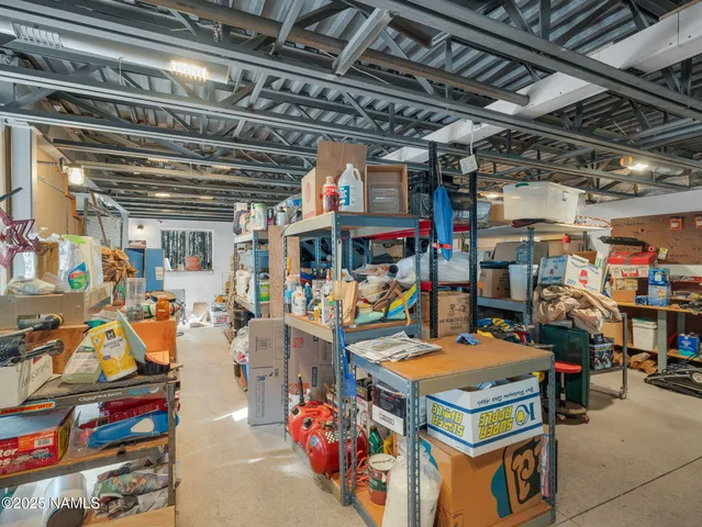 a view of storage and utility room