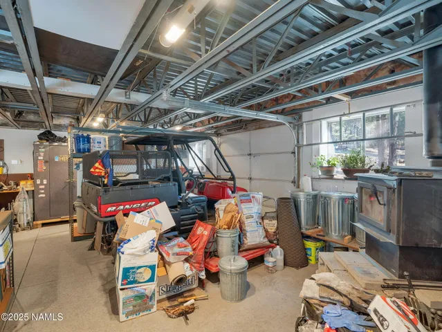 a view of storage and utility room