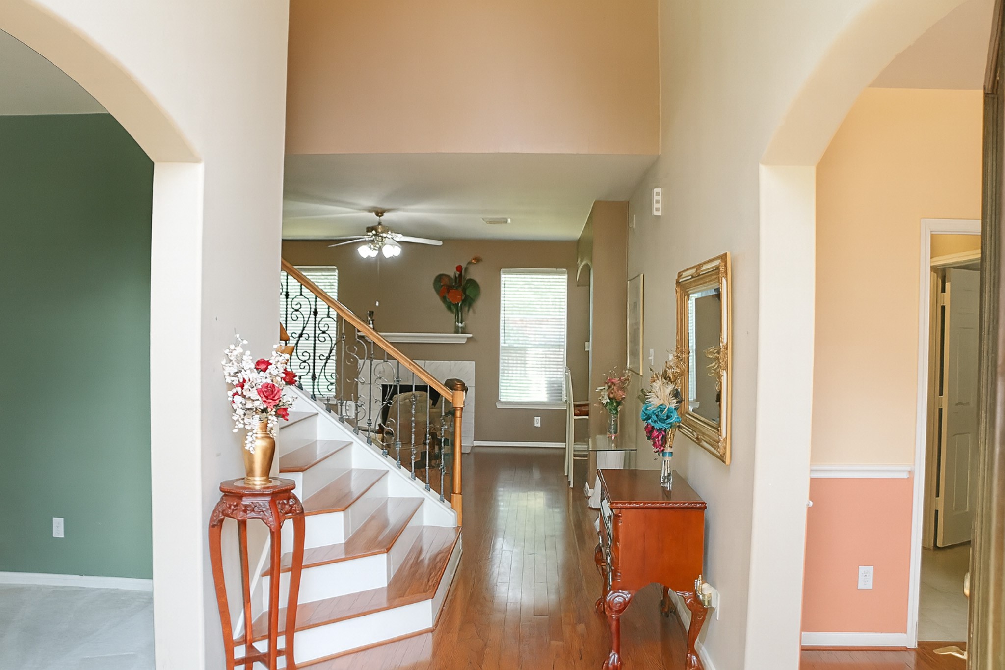 3306 Elmcrest Drive Houston, TX 77088 - Photo 3 of 19 a view of entryway and hall with wooden floor
