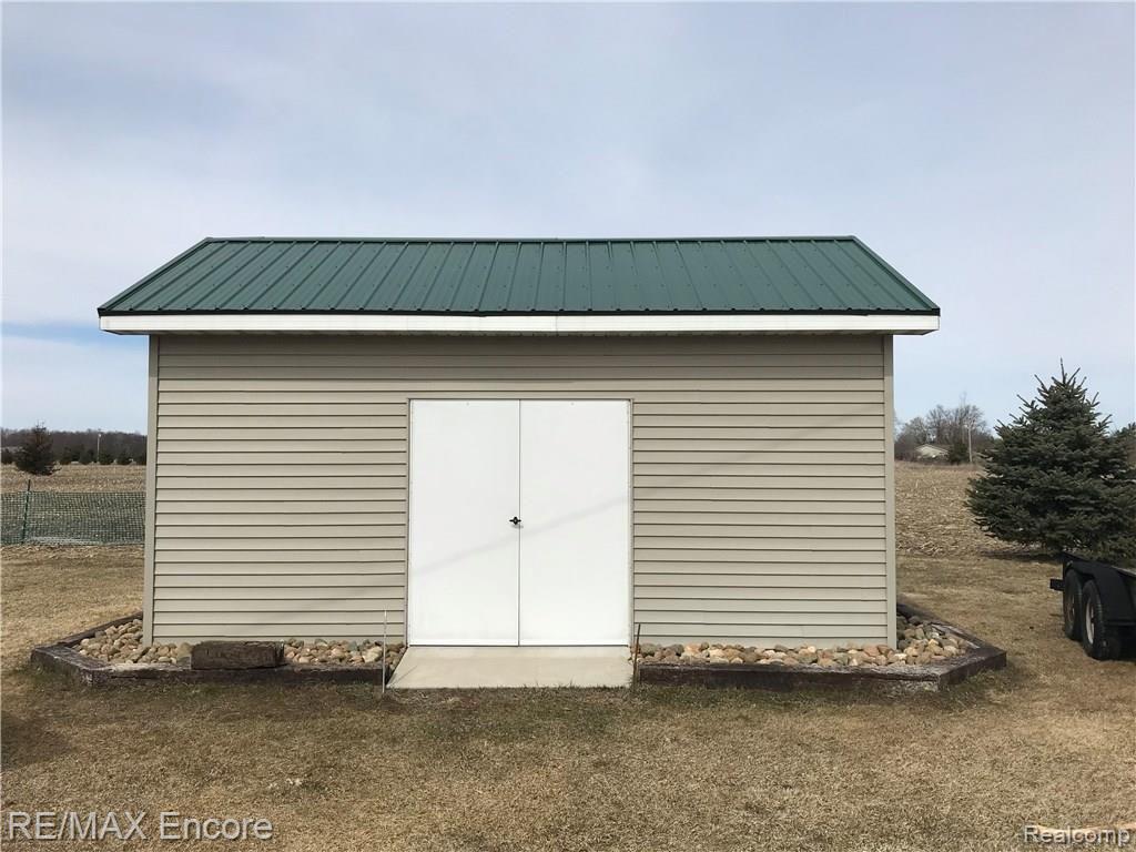 14218 Stuart Road Chesaning, MI 48616 - Photo 9 of 44 NEW 12'X20' SHED WITH LOFT, CEMENT FLOOR, AND DBL DOORS