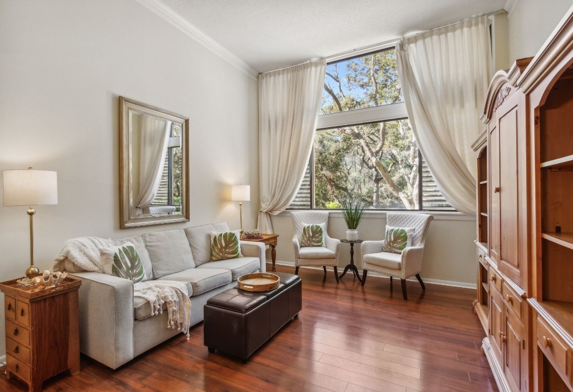 1163 Beach Walker Road, Unit 1163 Fernandina Beach, FL 32034 - Photo 5 of 58 a living room with furniture and a large window