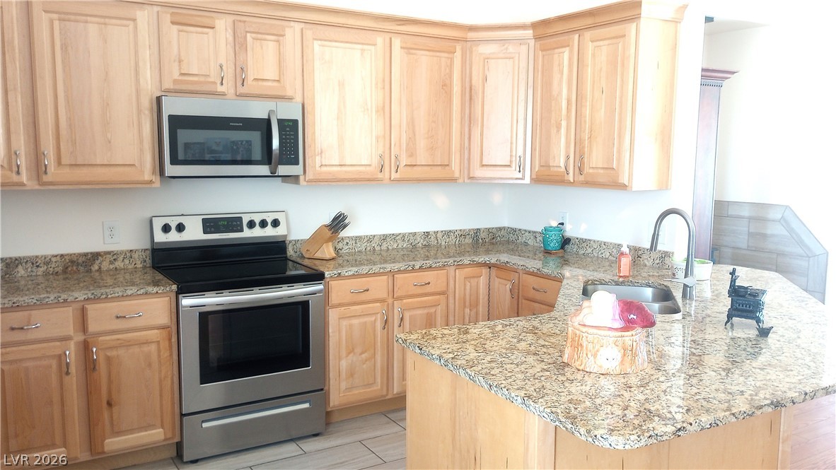 497 Airport Road Pioche, NV 89043 - Photo 10 of 20 Kitchen area - glass top electric stove and oven