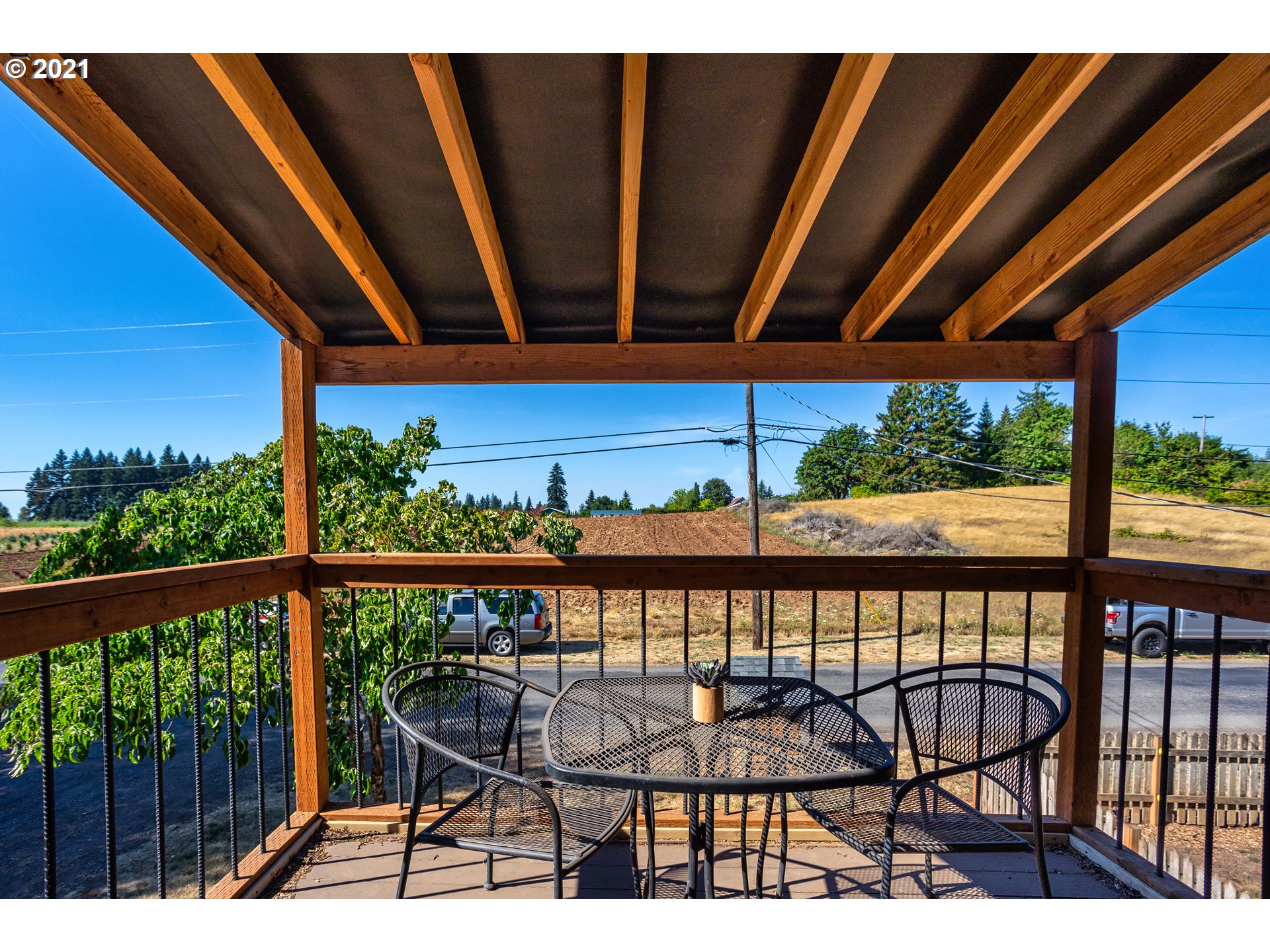 35140 Southeast Brooks Road Boring, OR 97009 - Photo 17 of 31 a view of a chairs and table in the balcony