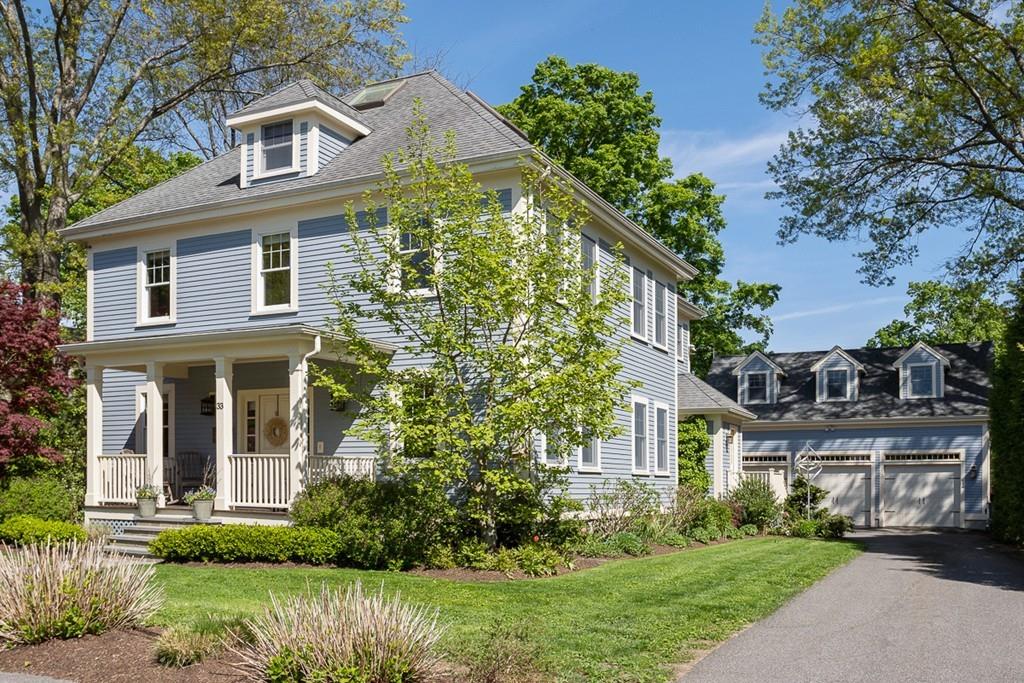 33 Everett Street Concord, MA 01742 - Photo 1 of 42 front view of a house with a yard
