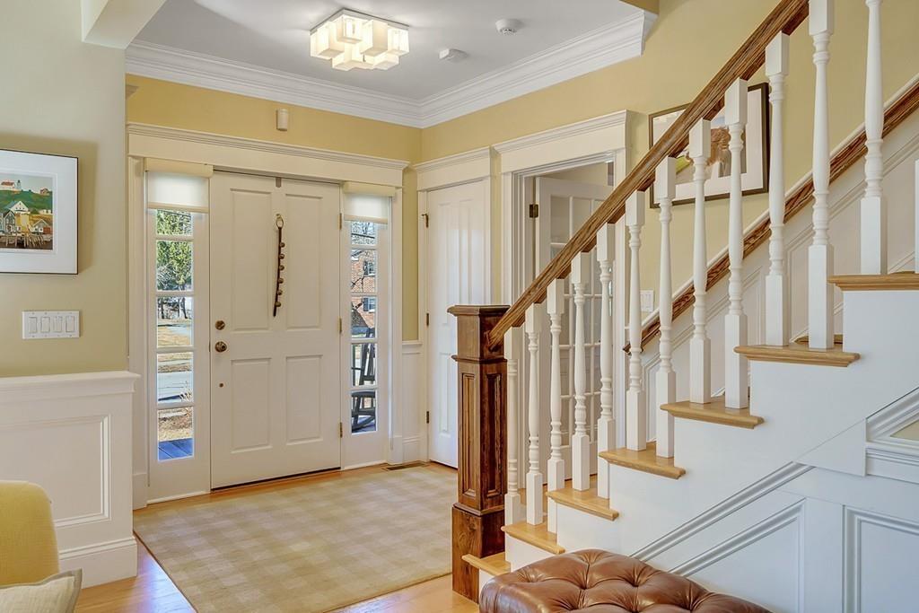 33 Everett Street Concord, MA 01742 - Photo 3 of 42 a view of entryway and hall with wooden floor