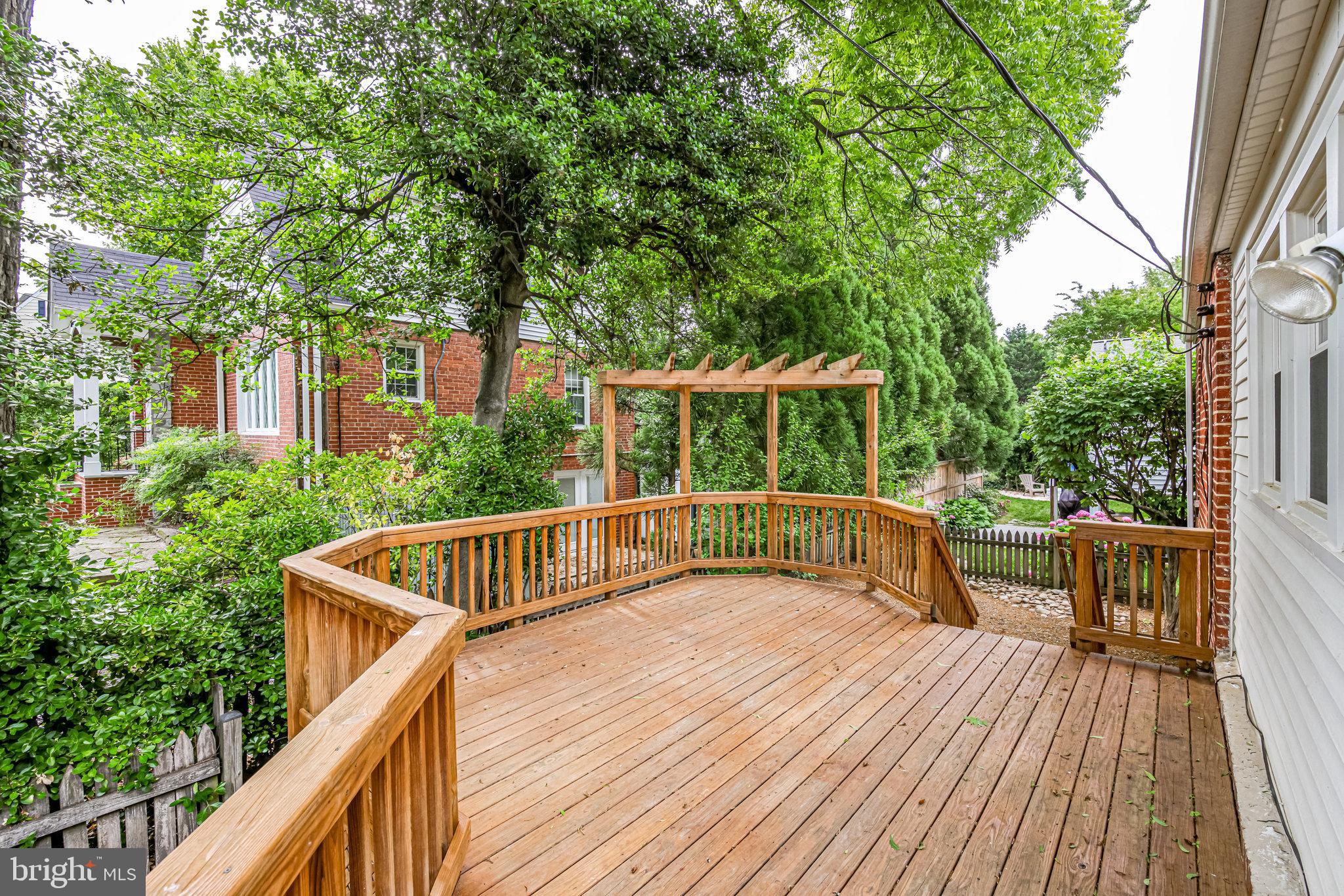 2707 Russell Road Alexandria, VA 22305 - Photo 62 of 69 Spacious deck off the back of the house