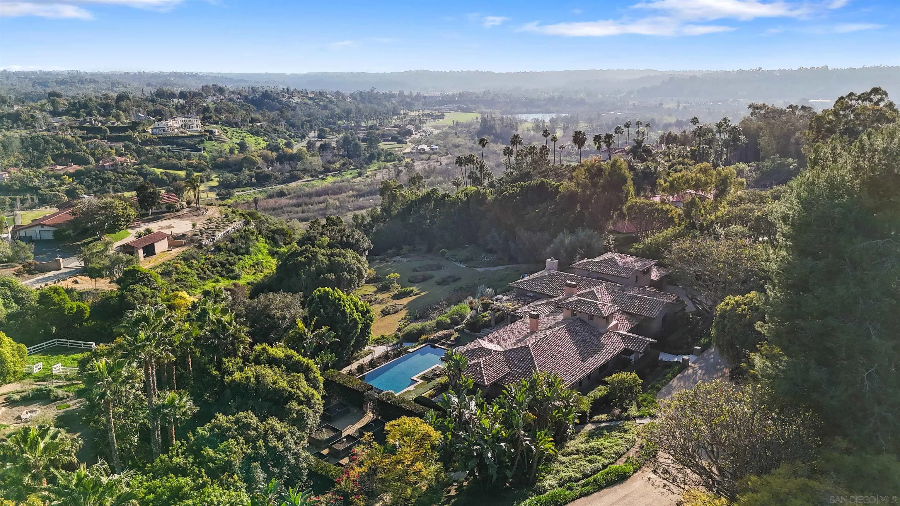 6871 Las Colinas Rancho Santa Fe, CA 92067 - Photo 60 of 60 an aerial view of residential house with outdoor space