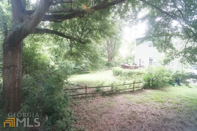a view of outdoor space and garden