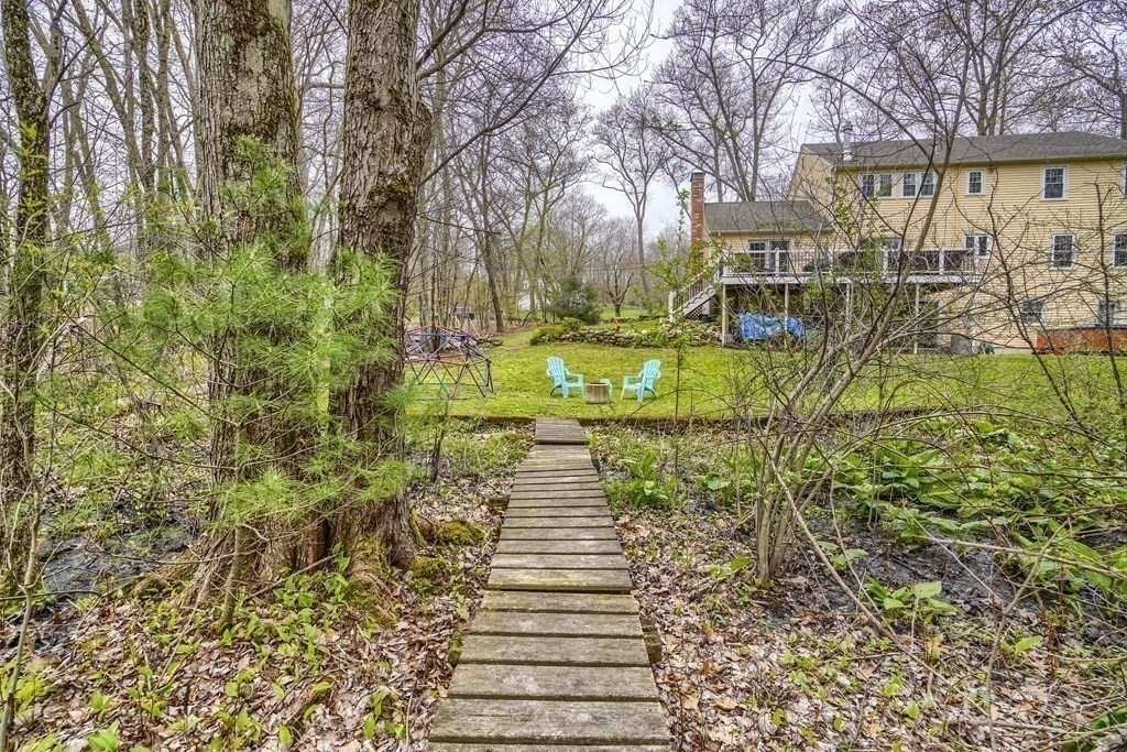 44 Glendale Road Boxford, MA 01921 - Photo 41 of 42 a view of a yard with plants and trees