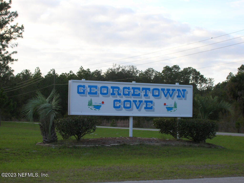 139 Georgetown Denver Road Georgetown, FL 32139 - Photo 7 of 16 Georgetown cove Sign - Copy