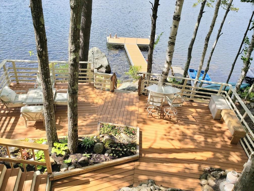 137 Shore Road Lyman, ME 04002 - Photo 10 of 22 10- Walkway to another deck and dock