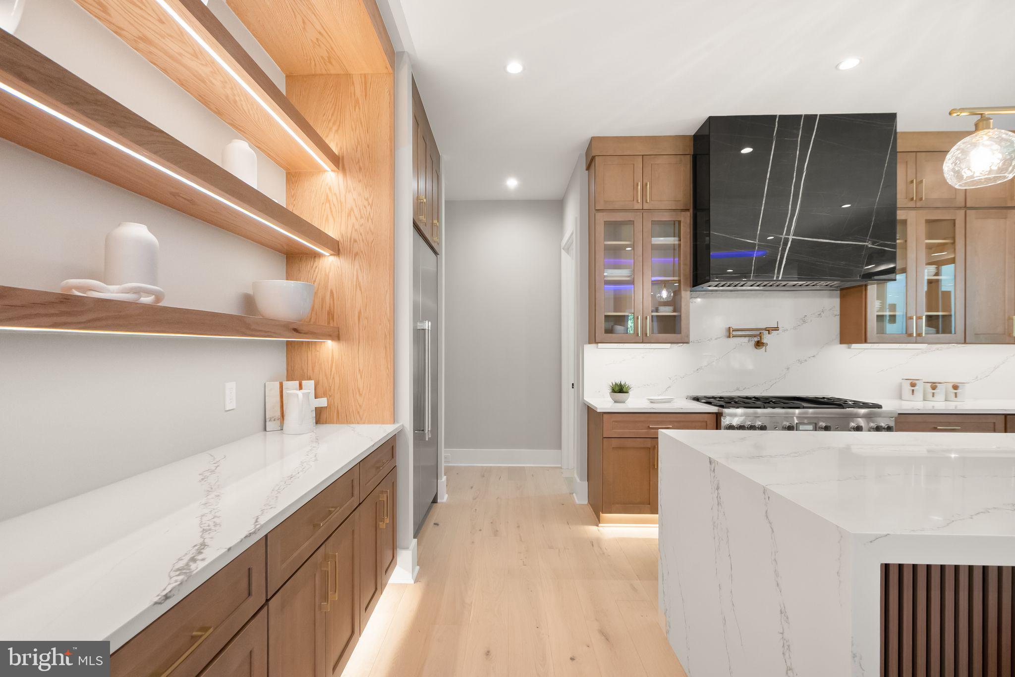 6329 Halsey Road McLean, VA 22101 - Photo 21 of 94 Sleek modern kitchen with elegant finishes.