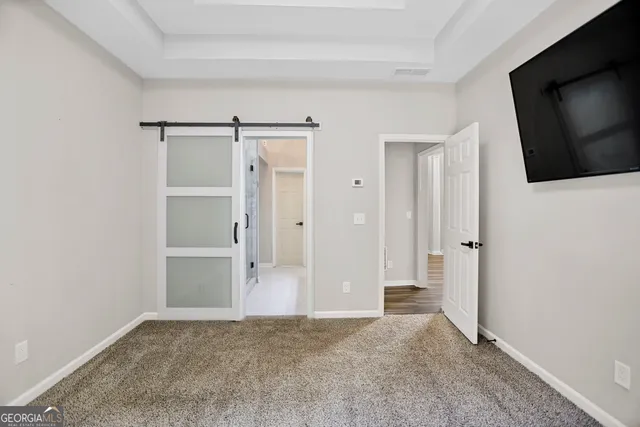 a view of empty room