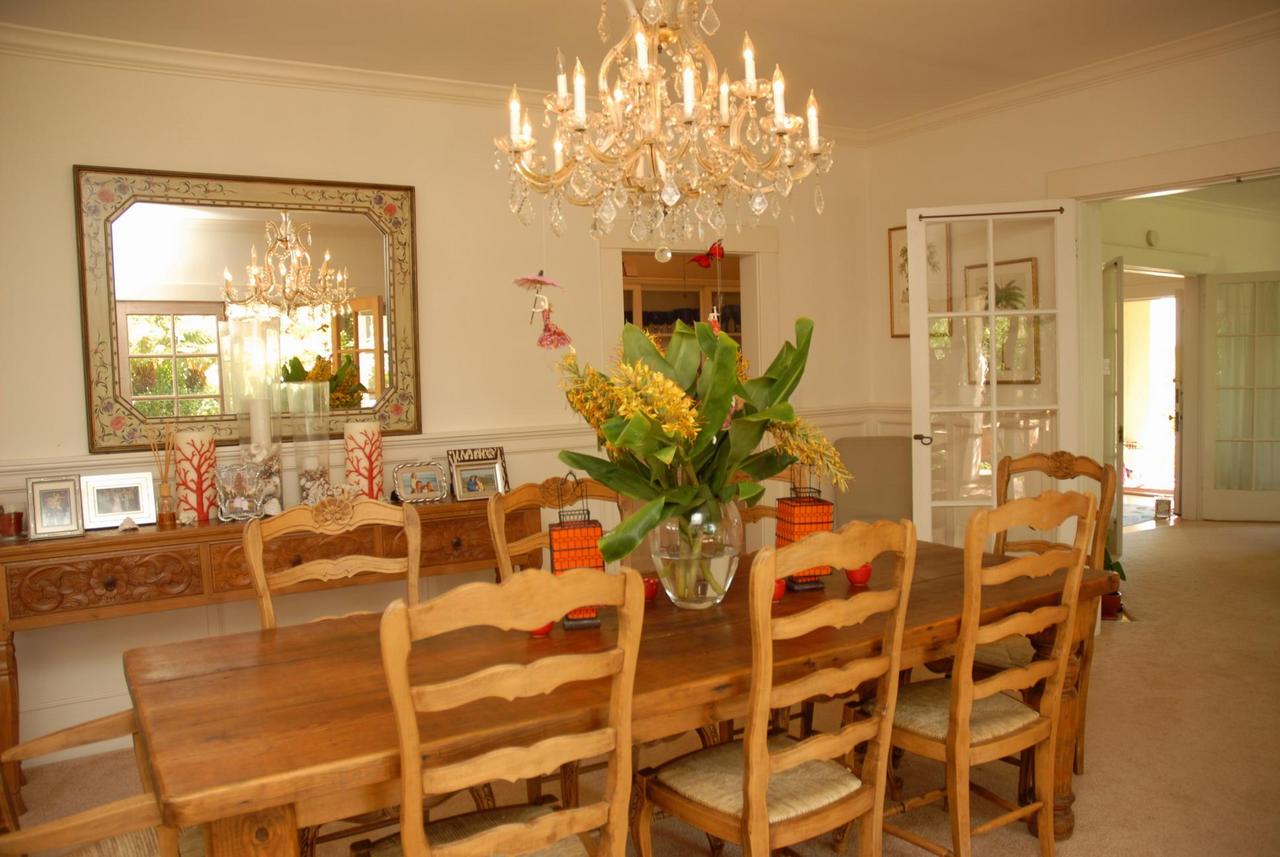 71 Eucalyptus Lane Santa Barbara, CA 93108 - Photo 4 of 10 view of a dining room with furniture and chandelier