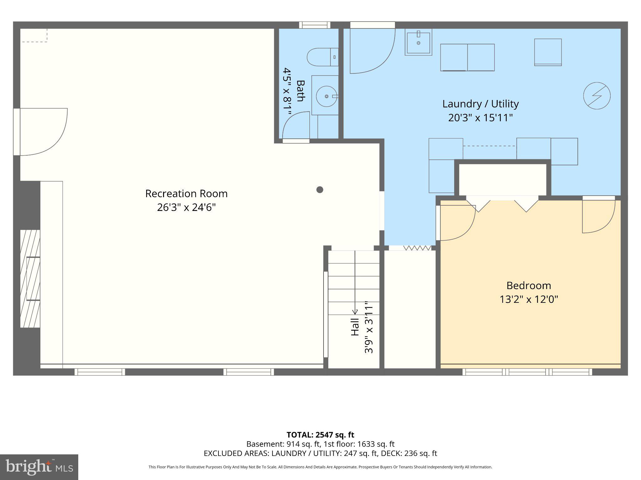 1404 Ryan Road Fallston, MD 21047 - Photo 49 of 50 Lower level floor plan