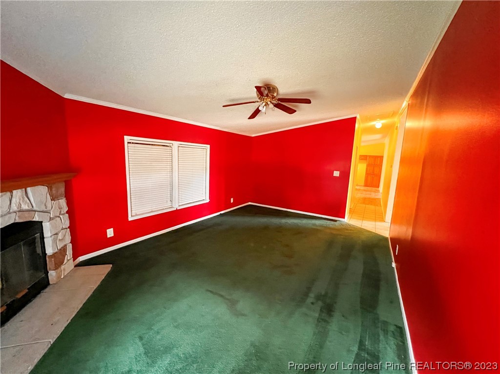 74 Decker Road St. Pauls, NC 28384 - Photo 25 of 46 a room with pool table and a fireplace