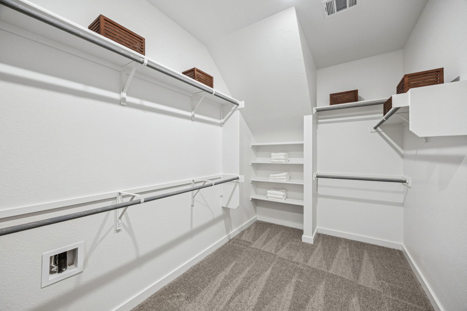31106 Rena Coast Drive Huffman, TX 77336 - Photo 20 of 28 Primary Closet in the Trinity home plan by Trophy Signature Homes – REPRESENTATIVE PHOTO