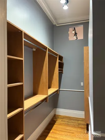 a view of walk in closet