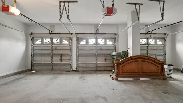 a view of a room with racks