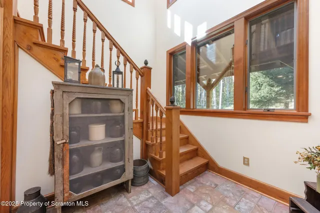 a kitchen with lots of counter top space