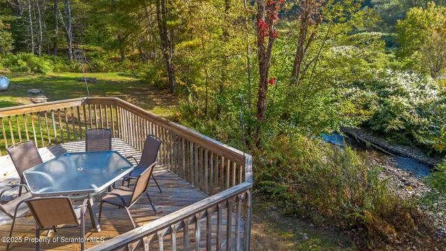 a view of a yard of a house with a yard