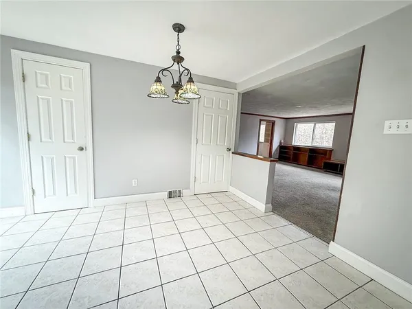 a view of empty room